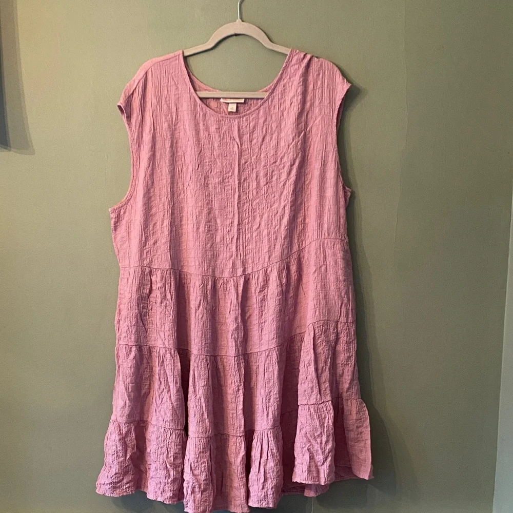 Knox Rose Pink Textured Dress - Picture 1 of 2